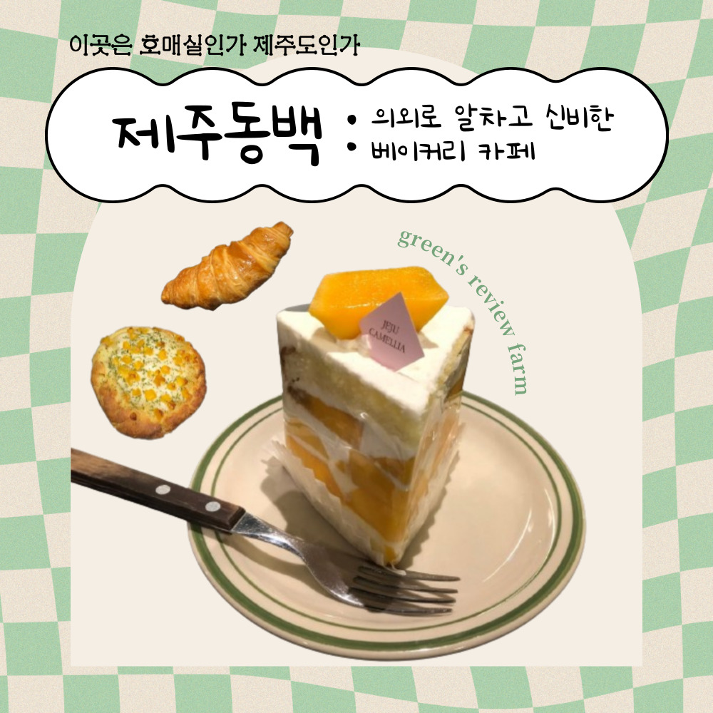  카페 이름은 제주동백, 근데 이제 수원 호매실 한복판에 위치한