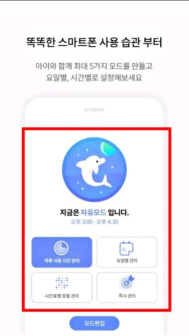 zem의 5가지 관리 모드