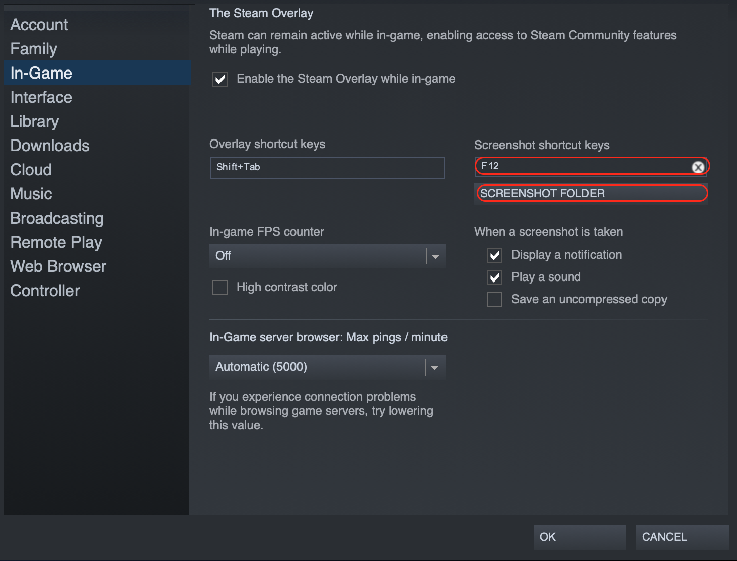 스팀 스크린샷 사용법 폴더