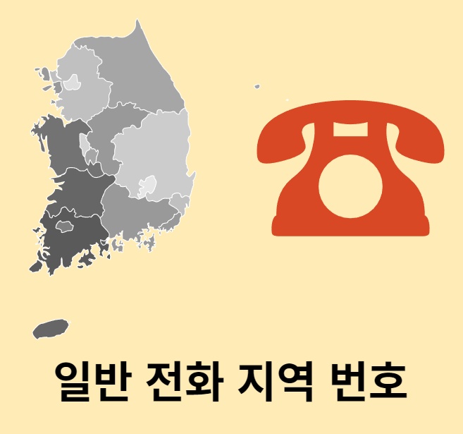 일반 전화 지역 번호
