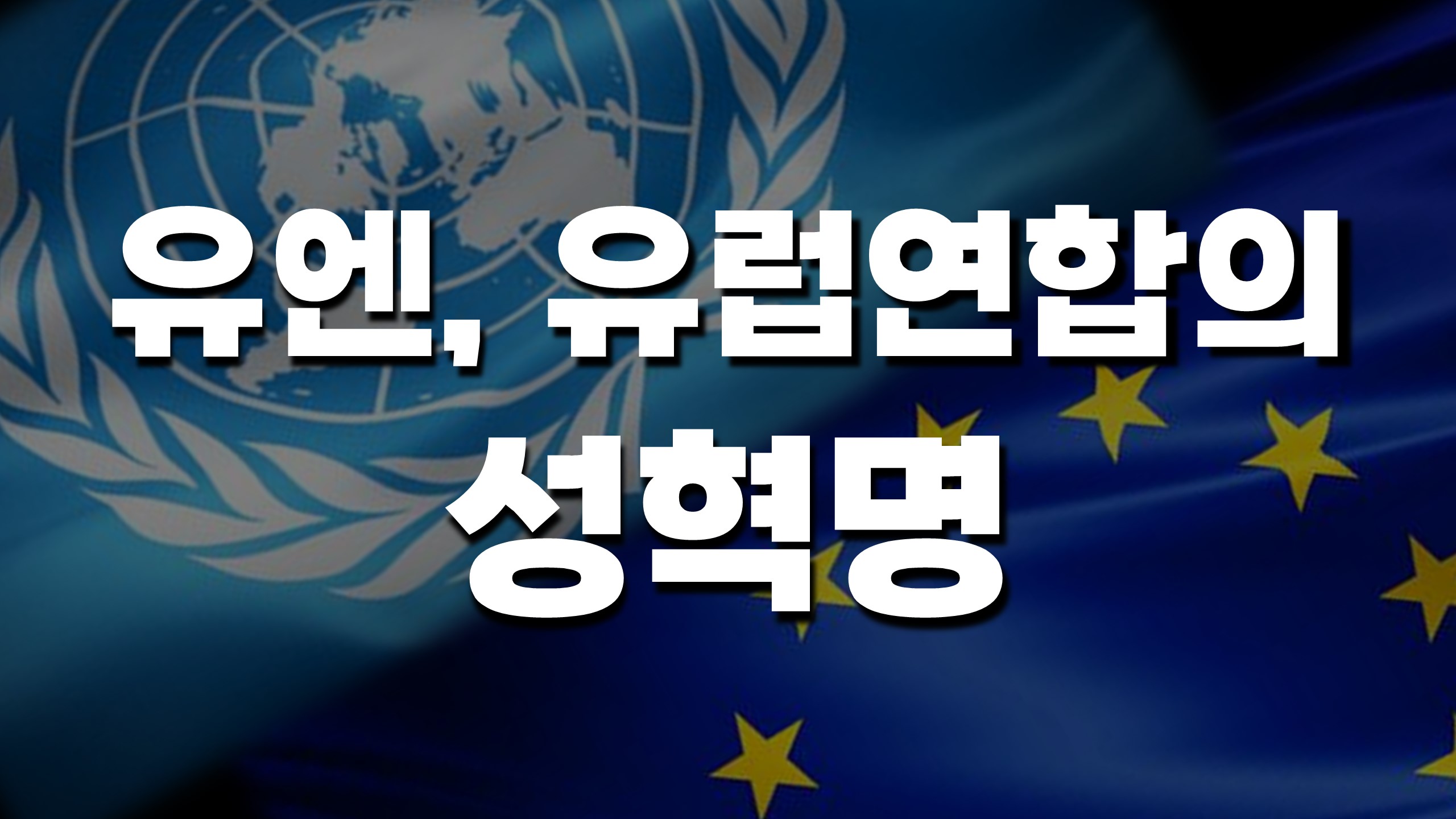  유엔과 유럽연합의 성혁명