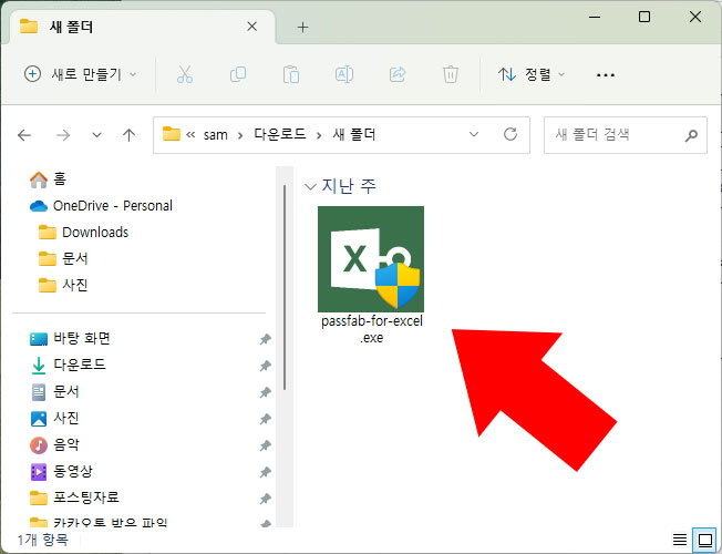 PassFab for Excel 실행 파일