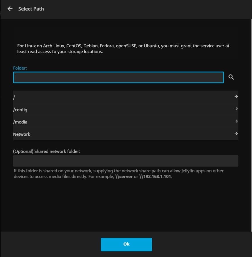 라이브러리 폴더 설정