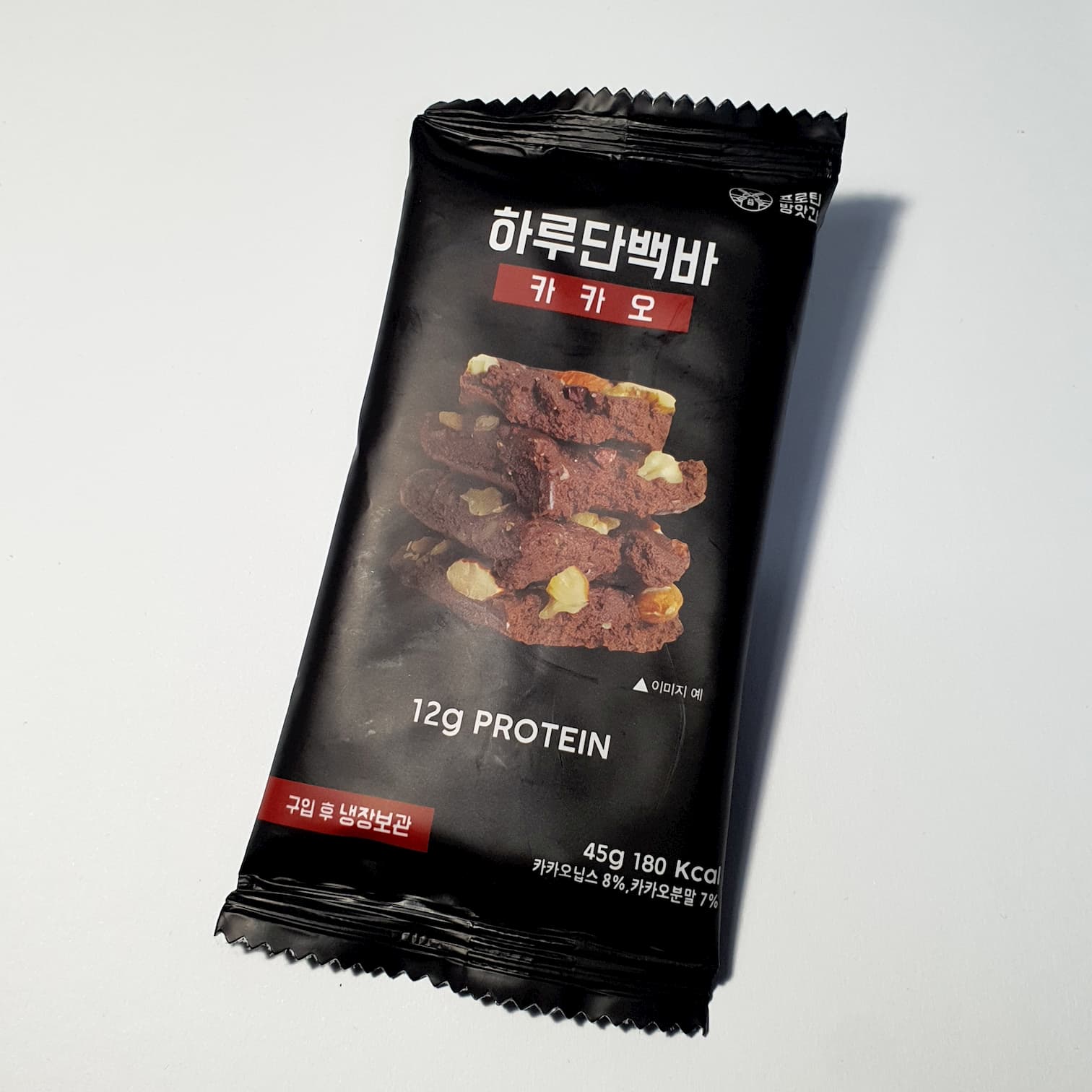  하루단백바 카카오 No 설탕, No 밀가루 프로틴바