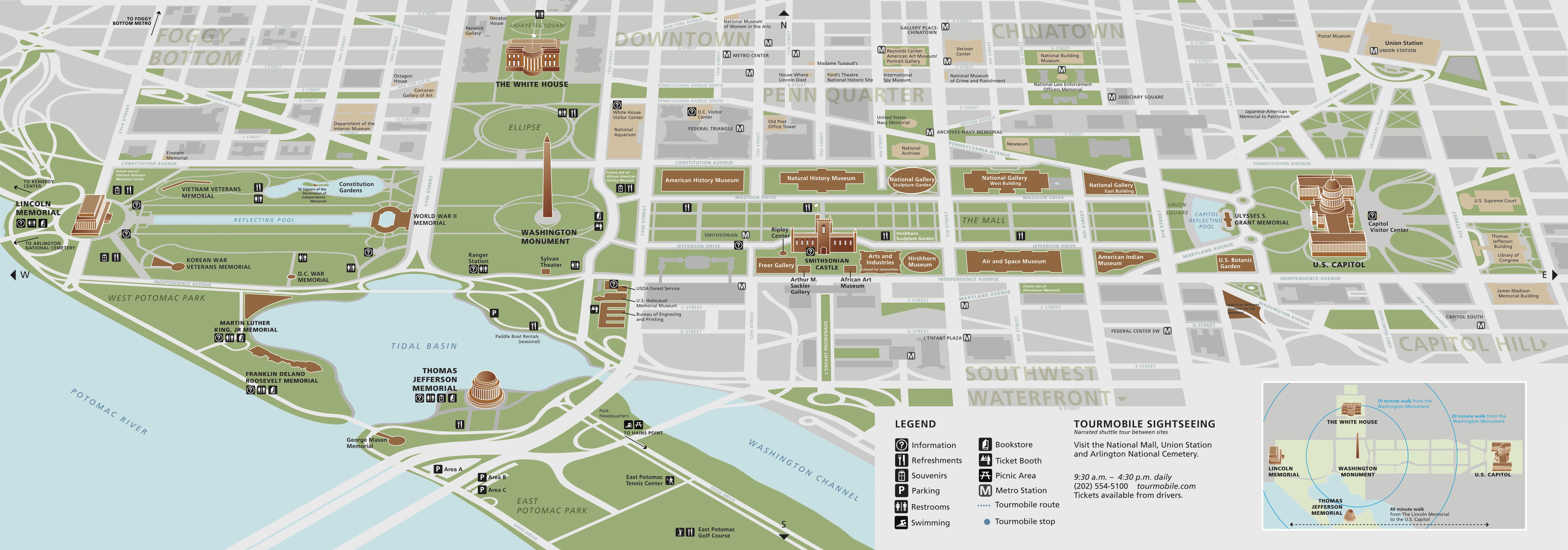 national mall map