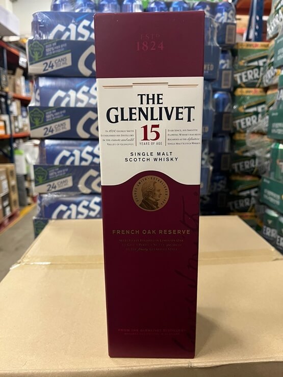 Glenlivet 15년 케이스 앞면