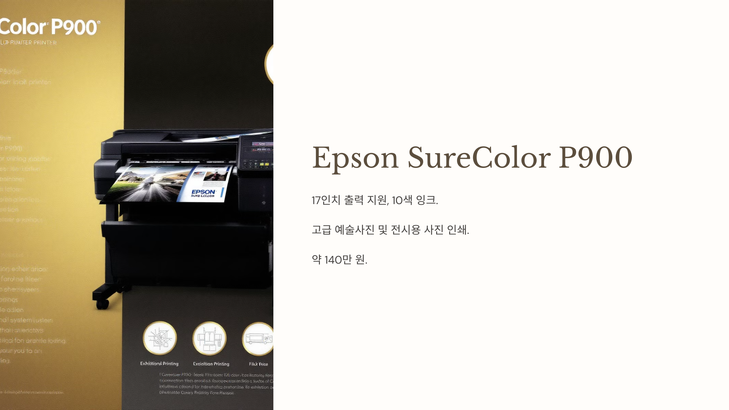 2. Epson SureColor P900