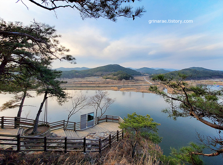 백화정에서-낙화암-찍음
