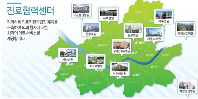 서울시립병원위치