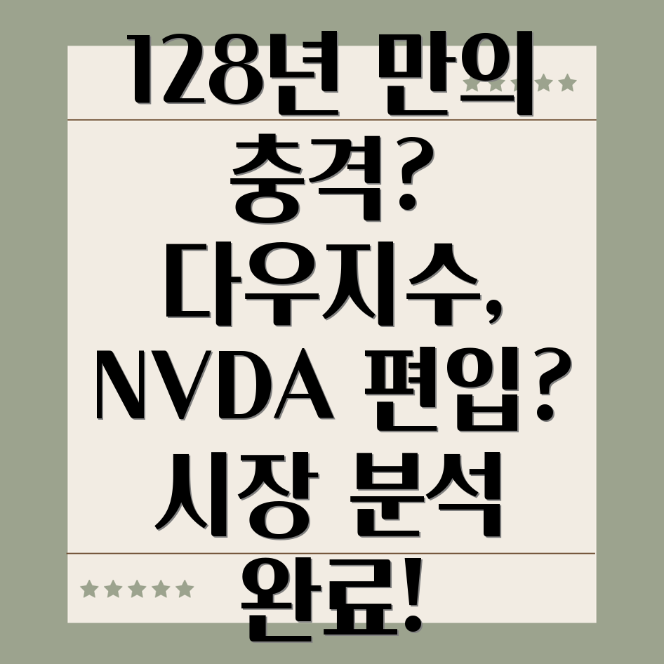 다우지수 엔비디아 편입