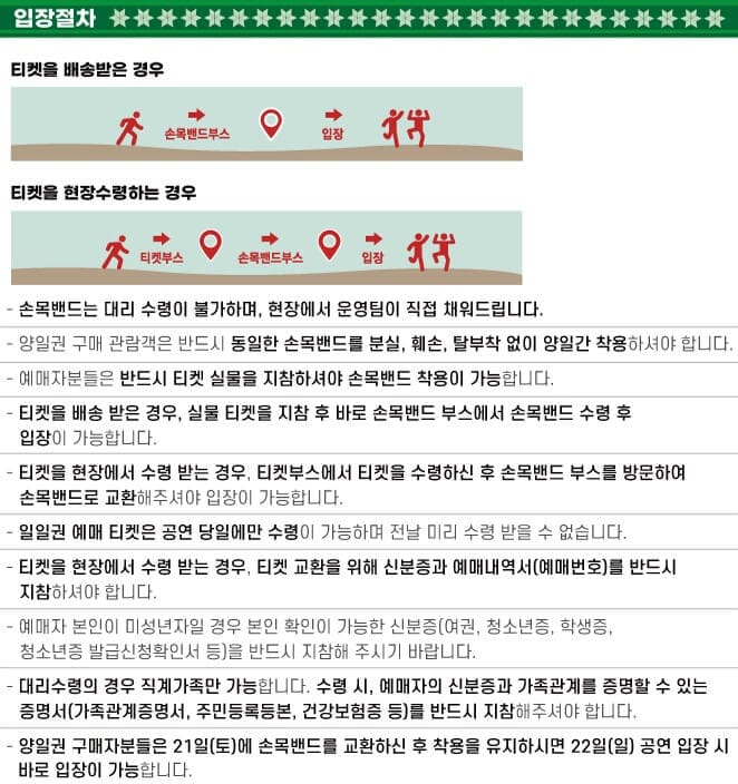 썸데이 크리스마스 콘서트 - 여수 티켓 수령 및 입장