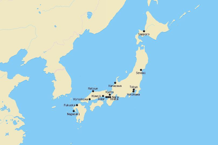 일본 관광도시 Top10