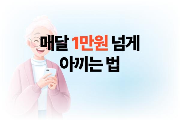 2025년 통신요금 감면 혜택 대표 이미지