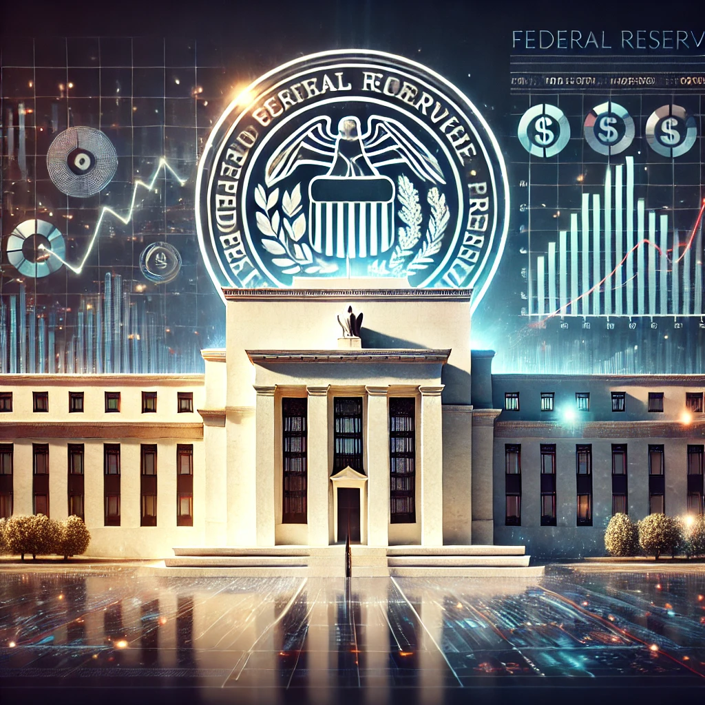 제롬 파월이 의장인 미국의 연방준비제도의 모습
