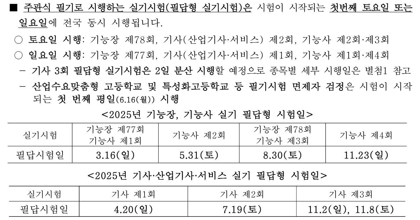 직업상담사 시험일정