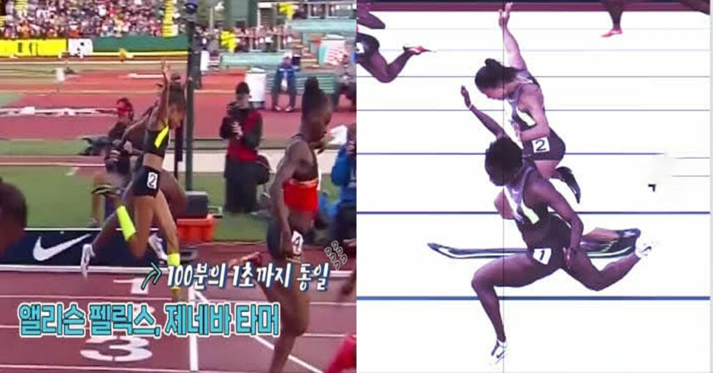  1,000분의 1초까지 똑같았던 육상 선발전의 결말