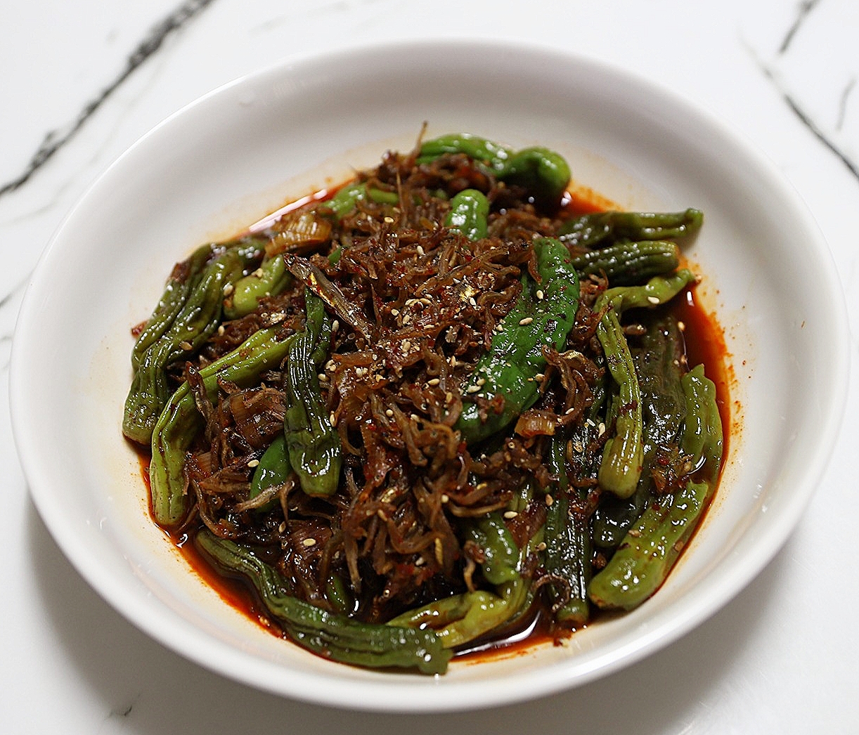 꽈리고추-멸치볶음-완성사진