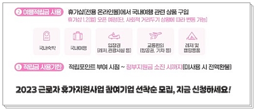 근로자 휴가지원사업 온라인몰 제휴사