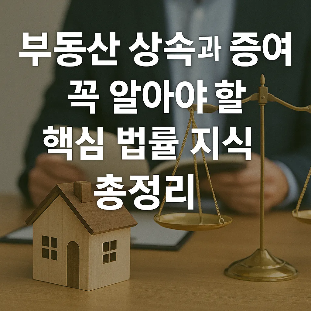 부동산 상속과 증여