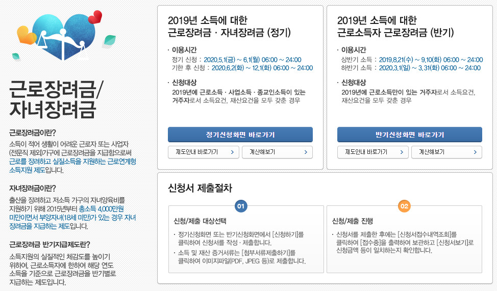  근로장려금에 대해 알아보자!