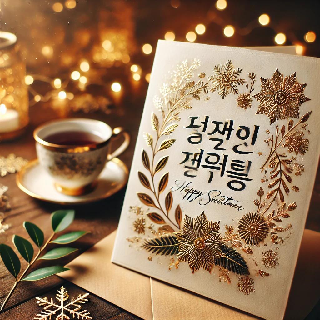 연말 연시 카드 문구