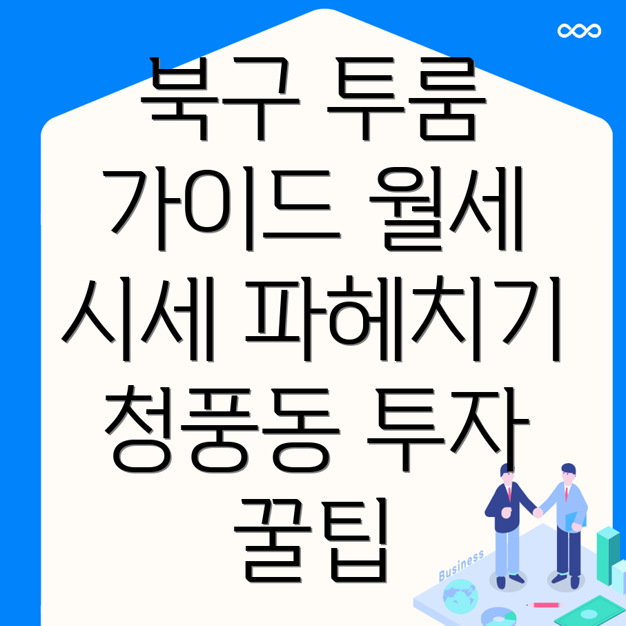 광주 북구 청풍동 투룸 월세