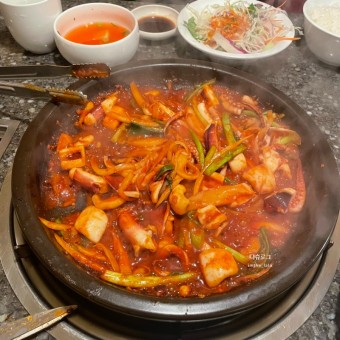 오징어불고기백반