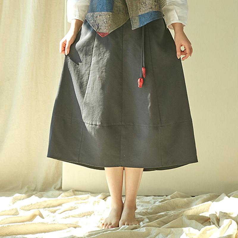 생활한복 절복 법복 천연염색옷 꽃망울 치마