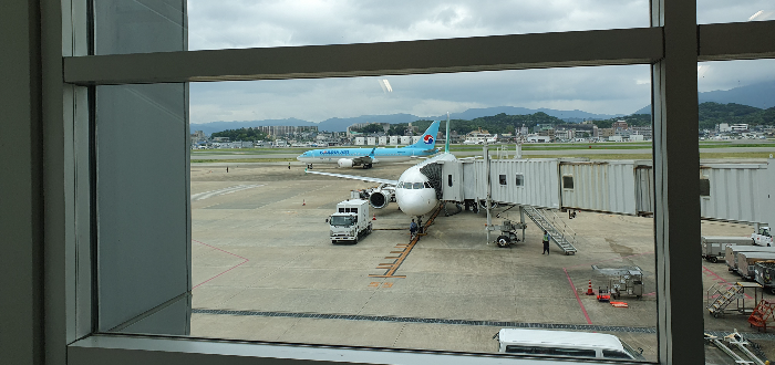 후쿠오카행 에어서울 비행기 A321 기종