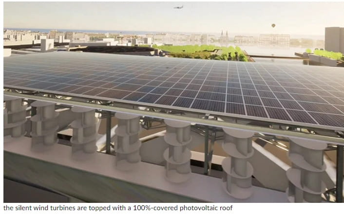 풍력+태양광&#44; 재생 에너지 생산을 극대화하는 조합 VIDEO:Unéole combines solar and wind power to devise an ideal renewable energy system