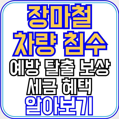 장마철-차량-침수-예방-탈출-보상-방법-알아보기