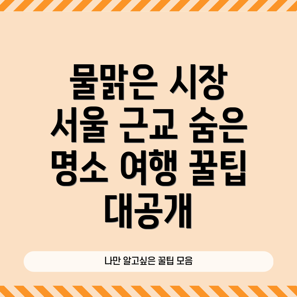 물맑은 시장