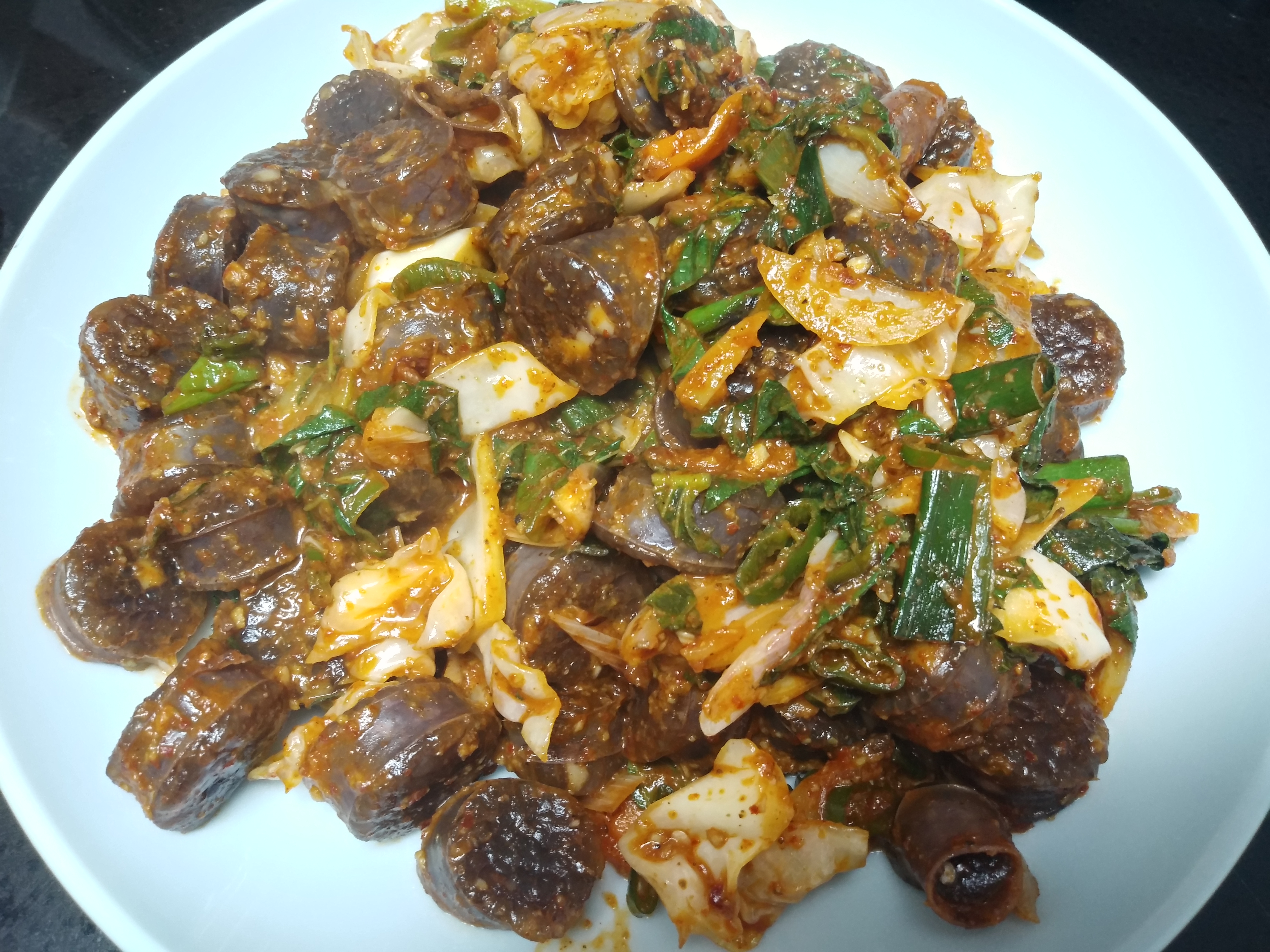  순대볶음 해먹고 밥도 볶아 먹기