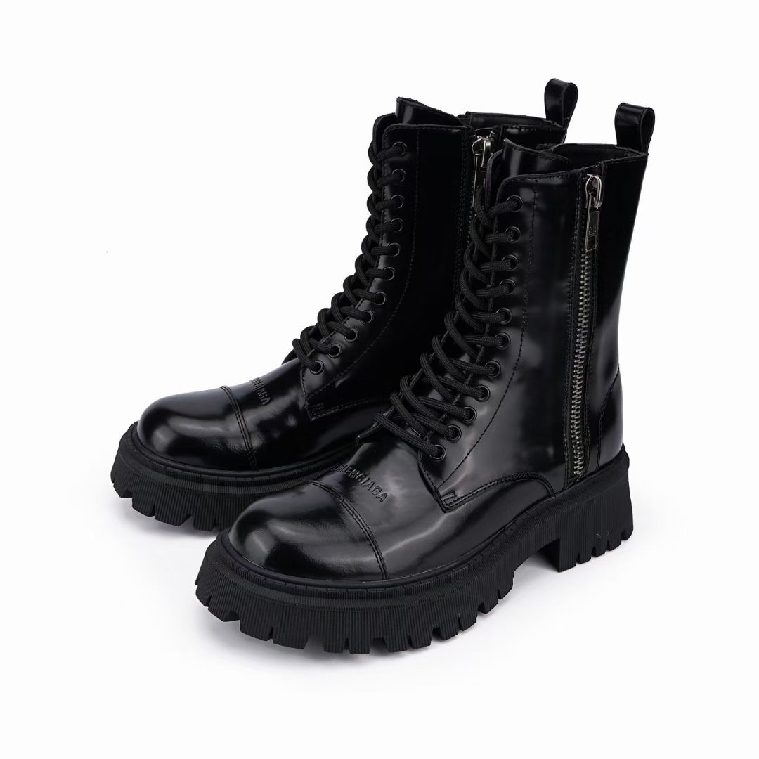  [BALENCIAGA] 발렌시아가 트랙터 레이스업 부츠 615679 WA8E9 1000