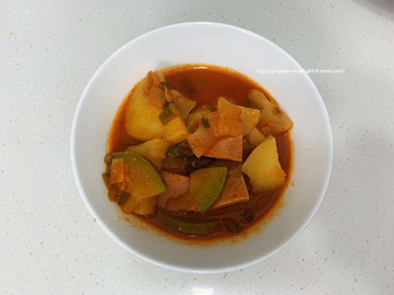  고추장 찌개, 입맛 잃은 아내를 위한 찌개