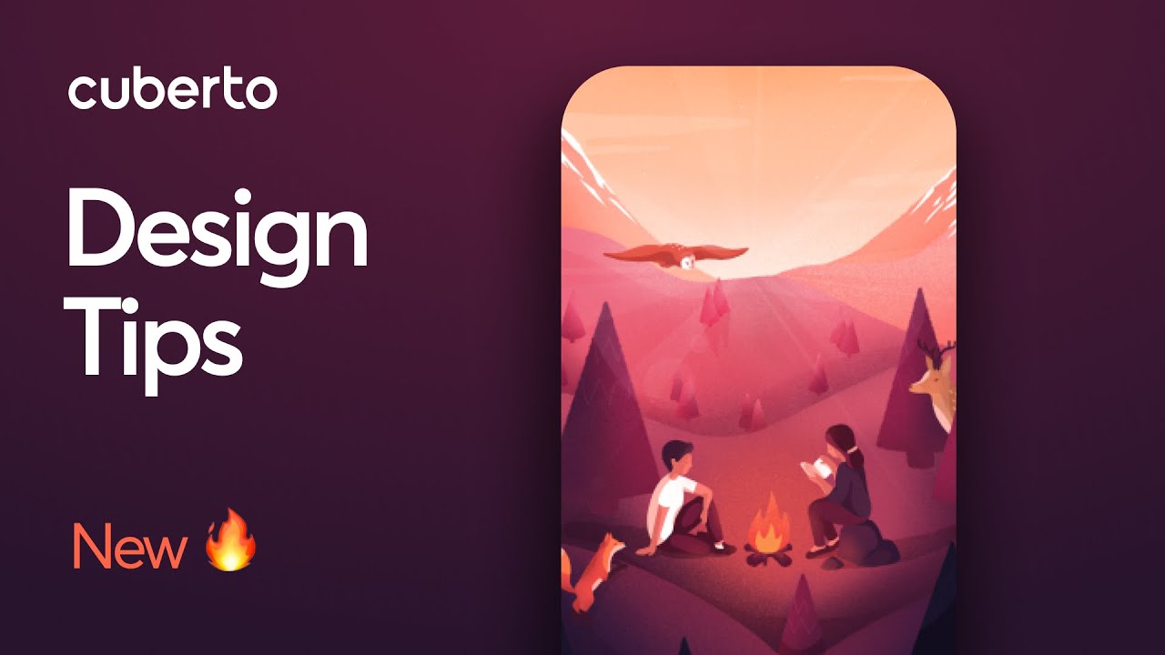  Cuberto의  UI / UX 디자인 [트렌드] 팁 Top 5 (2020)