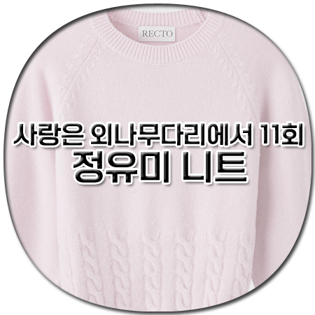 사랑은 외나무다리에서 11회 정유미 니트