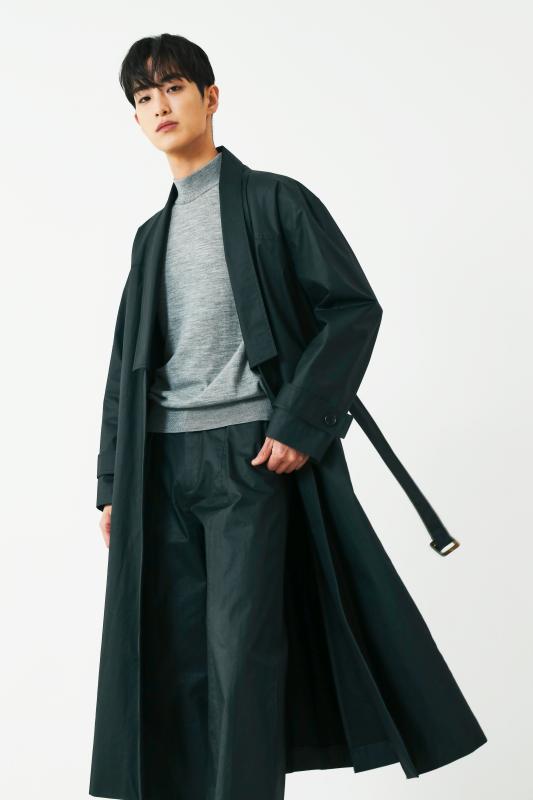 기로에 남성 생활한복 모던 도포 트렌치코트