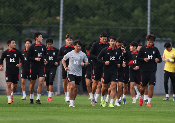 대한민국-축구-대표팀-아시안컵-훈련모습