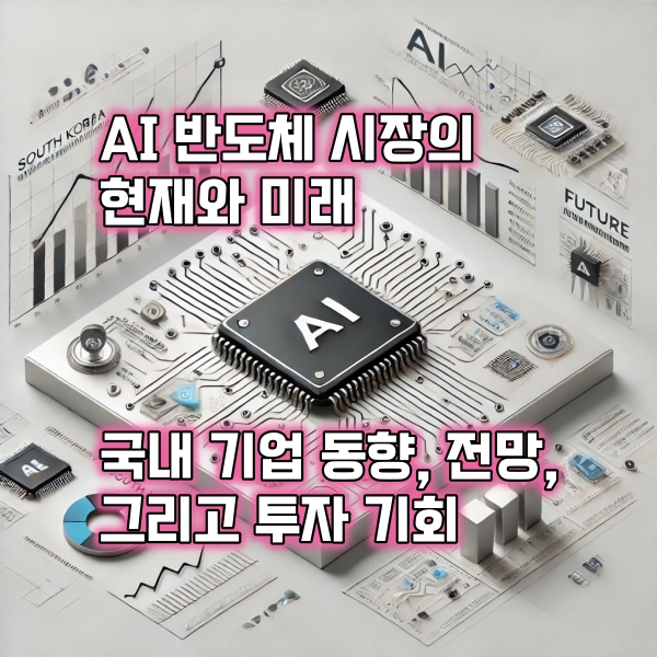 AI 반도체 시장의 현재와 미래: 국내 기업 동향, 전망, 그리고 투자 기회
