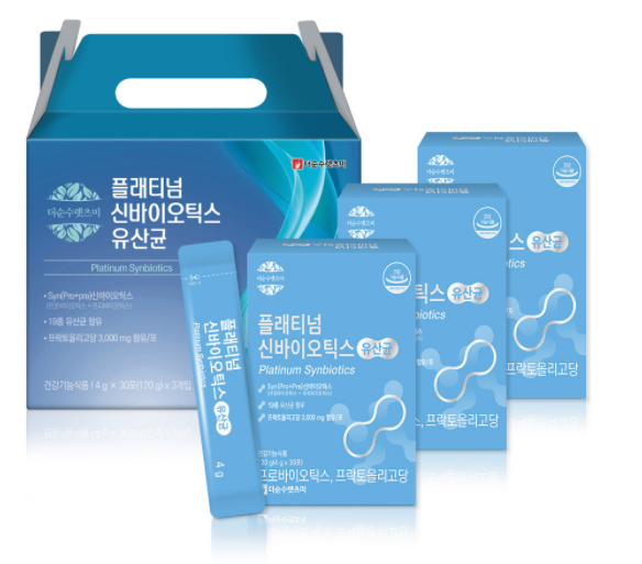  65% 할인 더순수렛츠미 플래티넘 신바이오틱스 유산균 3박스