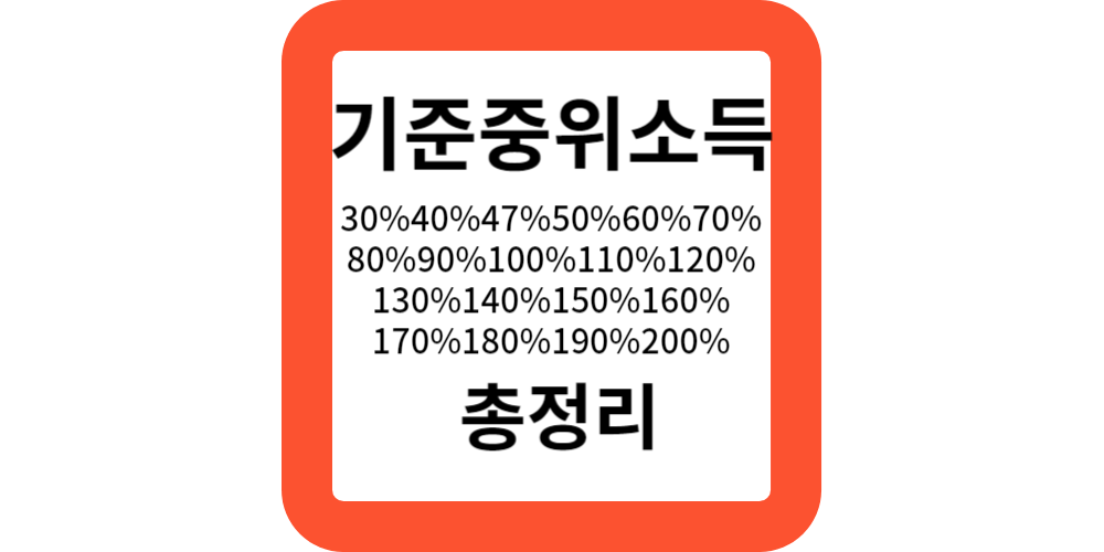  기준중위소득 30 40 47 50 60 65 80 90 100 110 120 130 140 150 180
