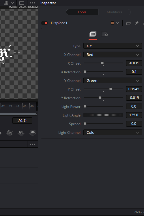 displace 노드 키프레임 설정5