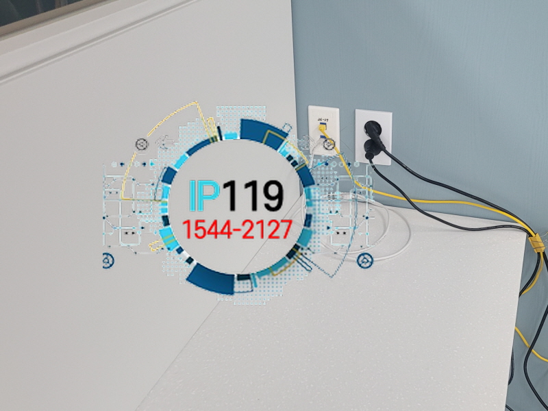 강남 논현 아울렛 세팅 및 네트워크선 정리