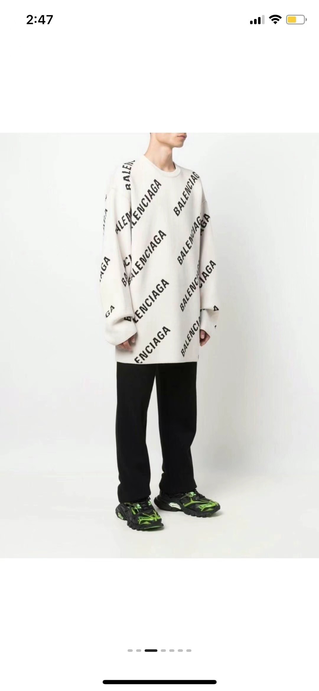  [BALENCIAGA] 발렌시아가 로고 니트 스웨터 657401 (2 COLOR)