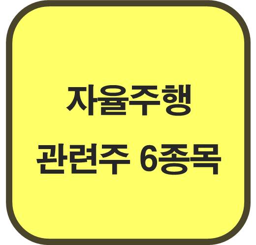 자율주행 관련주 6종목 : 테슬라 로보택시