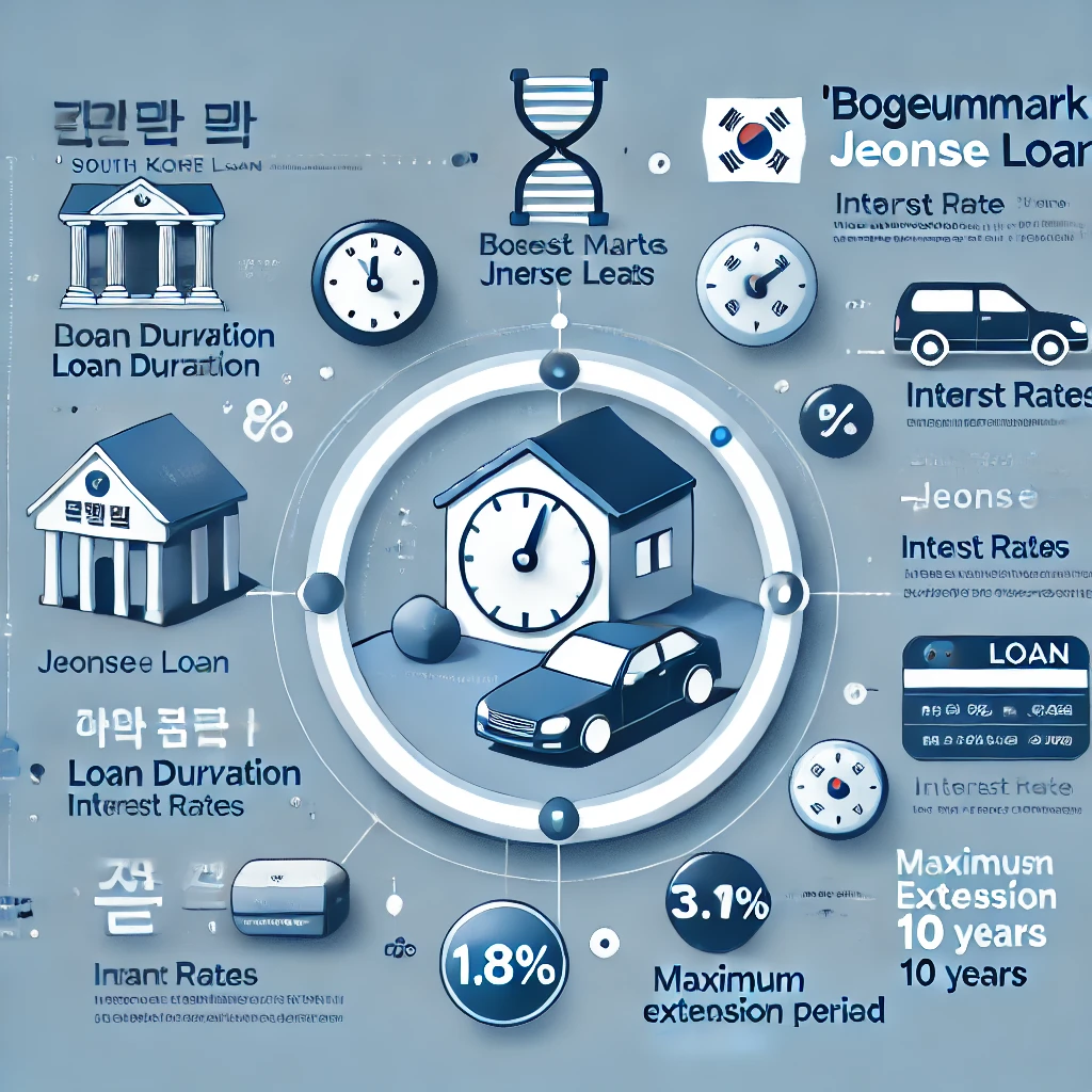 버팀목 전세자금대출 금리(1.8%~3.1%) 및 대출 연장 조건을 설명하는 인포그래픽