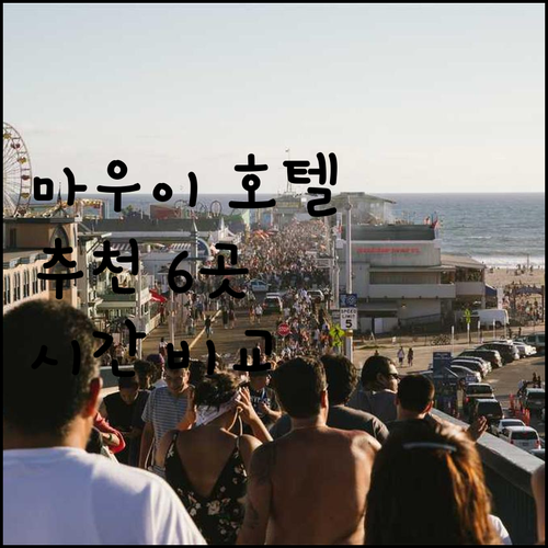마우이 호텔 콘도 추천 6곳 체크인 