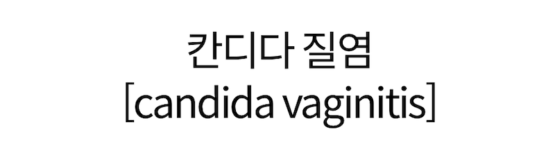 칸디다 질염-candida vaginitis