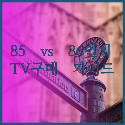 대형 TV 구매 가이드 완성판.. 8
